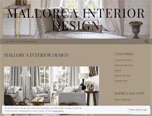 Tablet Screenshot of mallorcainteriordesign.com